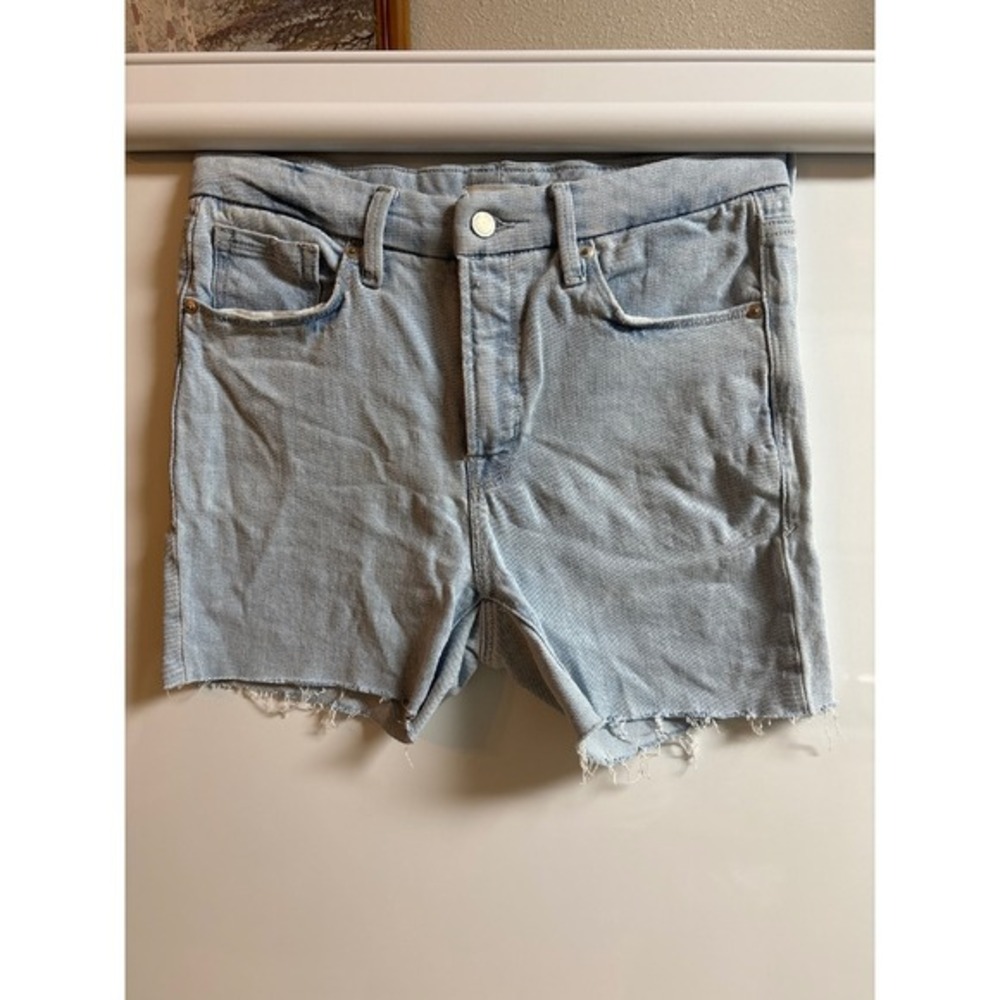 Good American women's‎ cutoff shorts denim blue size 8/29